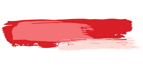 Brush stroke composition element. Vector stock hand draw illustration isolated on white background for design template, border and frame. 