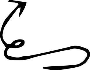 arrow vector design illustration isolated on transparent background 