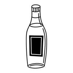 drink bottle line style