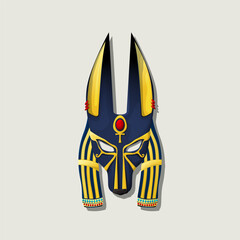 God Anubis mask