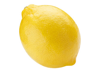 Delicious lemon fruit cut out