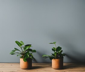 green plant in pot on wooden table