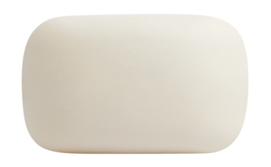 Hygiene soap piece cut out