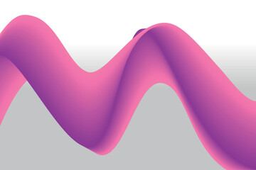 pink wave abstract background, fluid background suitable use for computer desktop background and landing page. 3d vector
