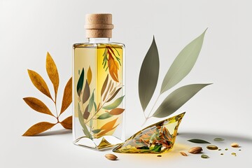 salted olive oil infused with spices and herbs. Generative AI