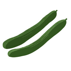 きゅうりのイラスト素材