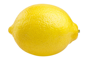 Delicious lemon fruit cut out