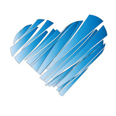 Broken Heart PNG customizable colors and contours
Glass effect made with blue gradient