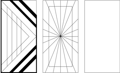 Sketch vector illustration of Patterns of art deco