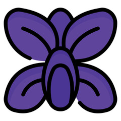 Orchid Flower Icon