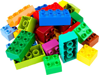 Bright Color plastic Building Blocks for kids
