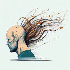 
hair loss illustration