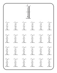 alphabet tracing. Alphabet letters tracing worksheet with all alphabet letters. letters and numbers vector illustration. alphabet for kids. Kids style colorful font design, playful childish alphabet.