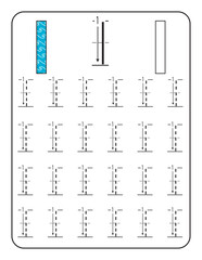 alphabet tracing. Alphabet letters tracing worksheet with all alphabet letters. letters and numbers vector illustration. alphabet for kids. Kids style colorful font design, playful childish alphabet.