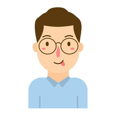 face smile show tongue