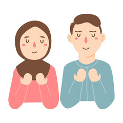 muslim praying eid fitr