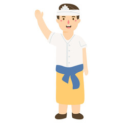 hand-drawn nyepi celebration illustration