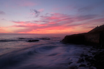 Sunset over la jolla