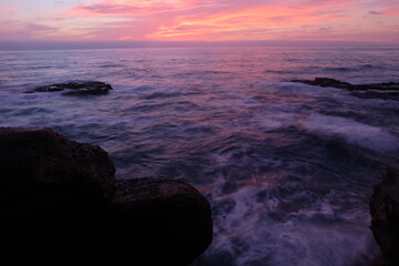 Obraz premium sunset at the beach