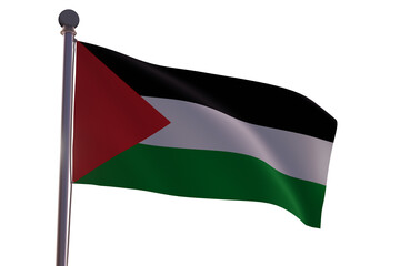 Flag in the wind  -Palestine 