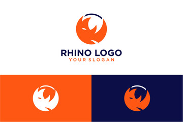 rhino logo design with zoo © raini syaikhlendra