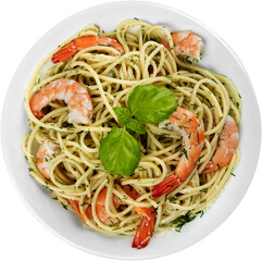 Spaghetti with Shrimps