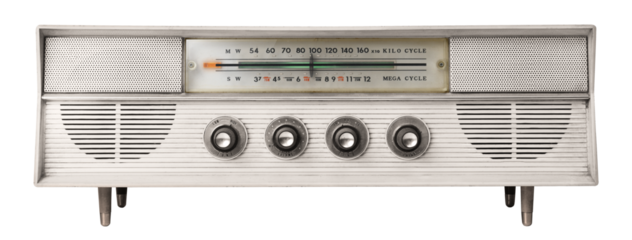 レトロなラジオ