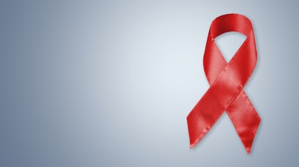 Silc red ribbon HIV concept