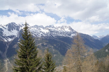 Obraz premium mountains and clouds