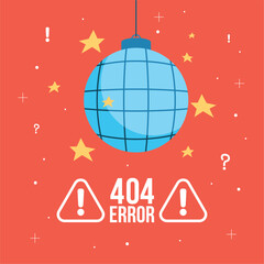 404 error tech poster