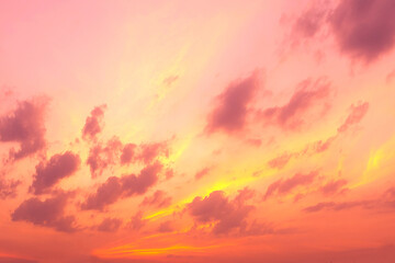 cloud at sunset