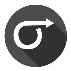 Grey Icon Next and Back for design