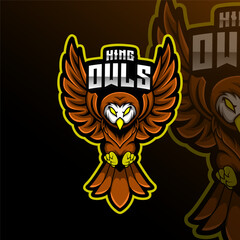 King Owls Animal Team Badge