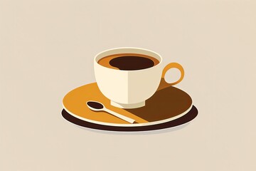 コーヒー　イメージイラスト　generative AI