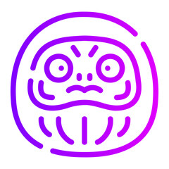 daruma gradient icon