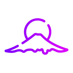 fujiyama gradient icon