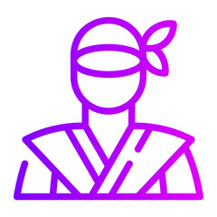 ninja gradient icon
