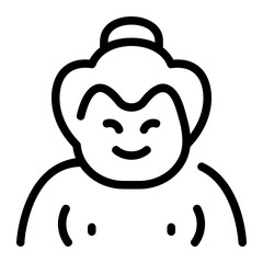 sumo line icon
