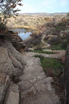 Stairs at Montezuma's Well, Arizona