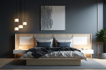 interior bedroom created using AI Generative Technology