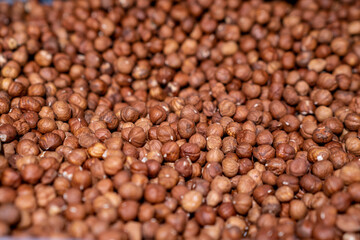 Hazelnut on the store shelf