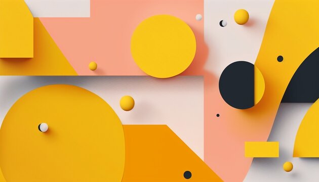 Flat and minimalist Abstract Background round shape, simple and creative. suitable for youtube banner or web banner, cover 
