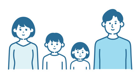 Simple illustration of parent and child