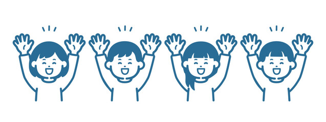 4 children who are banzai