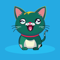 cute cat cartoon