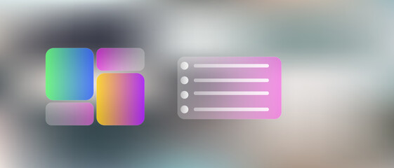 Fototapeta premium Design template with banners 