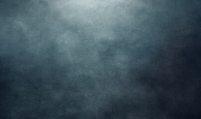 Obraz na płótnie Canvas black gloomy sky, grunge texture, dark blue gray clouds background, horror scary theme poster backdrop 