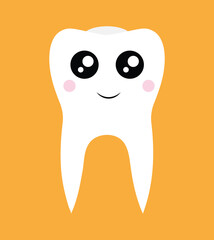Tooth vector image or clipart 
