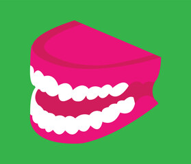 Teeth vector image or clipart 