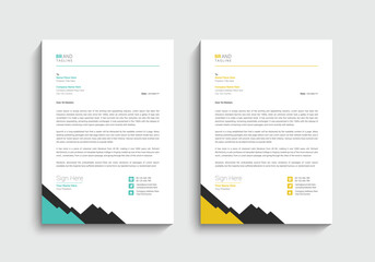 Corporate business letterhead